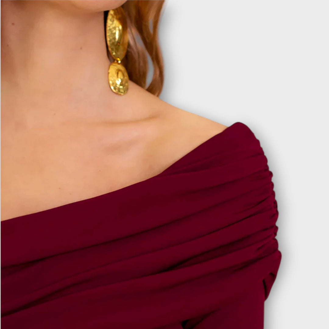 One-Shoulder Wide-Leg Jumpsuit