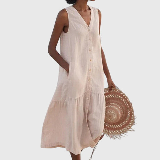 Anna - Chic & Flattering V-Neck Dress