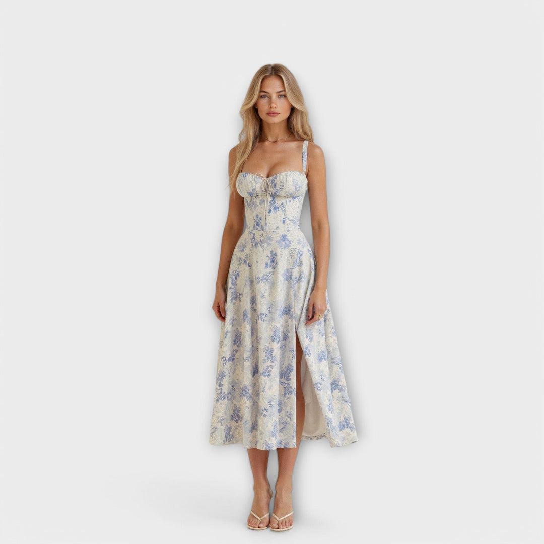 Women Corset Midi Dress