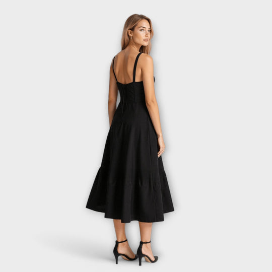 Women Corset Midi Dress