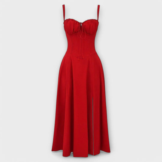 Women Corset Midi Dress