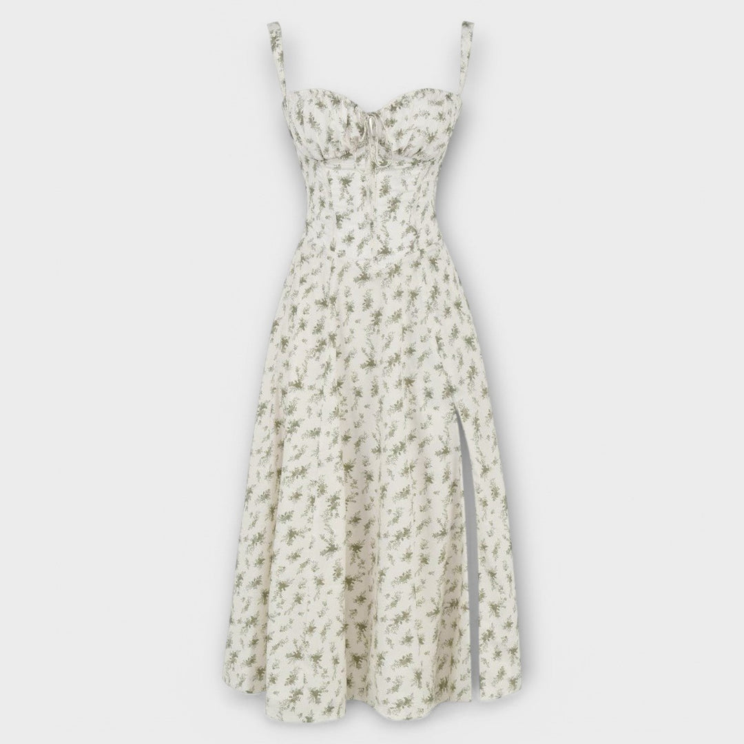 Women Corset Midi Dress