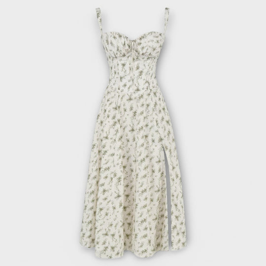 Women Corset Midi Dress