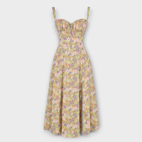 Women Corset Midi Dress