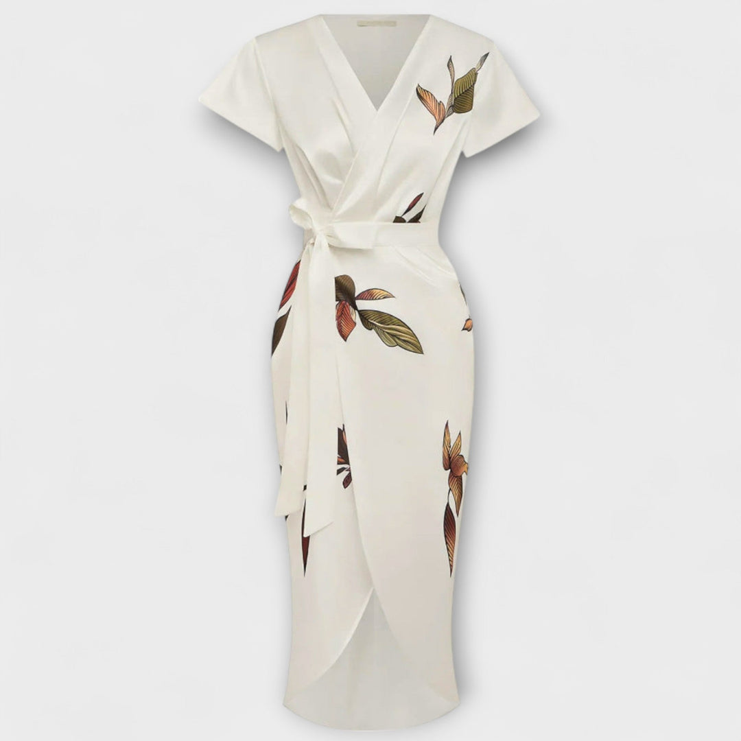 Freya - Satin Wrap Dress