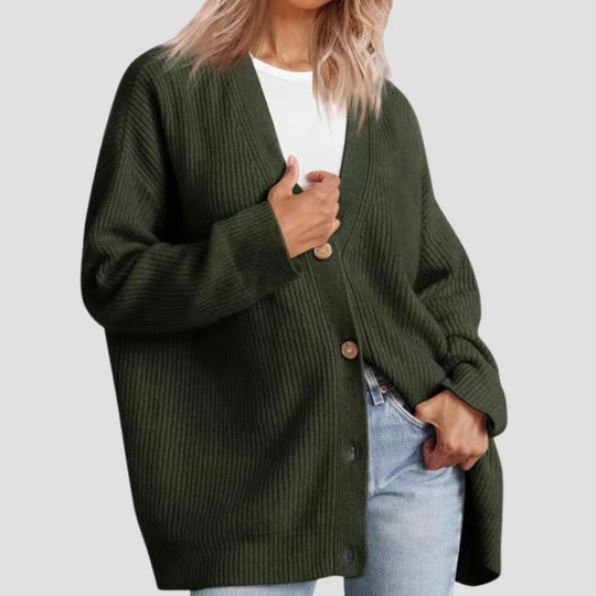 Anna - Striped Knit Cardigan