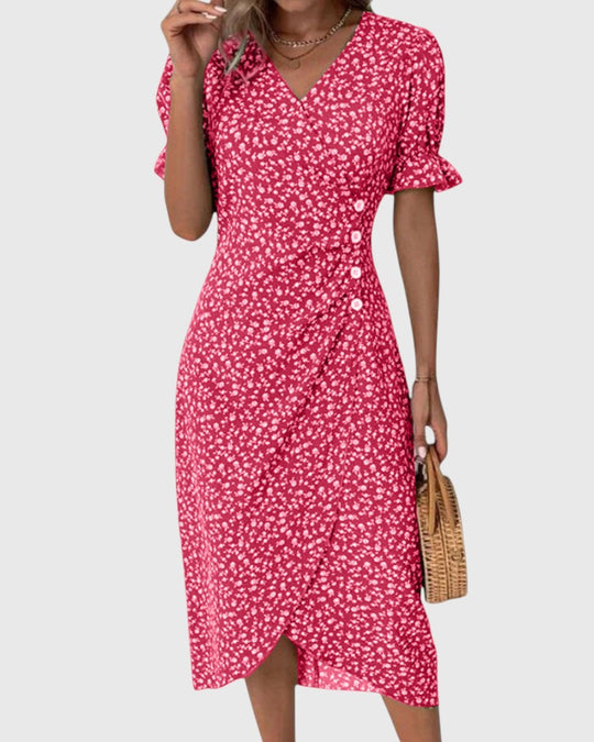 Joanne - V-neck Summer Dress