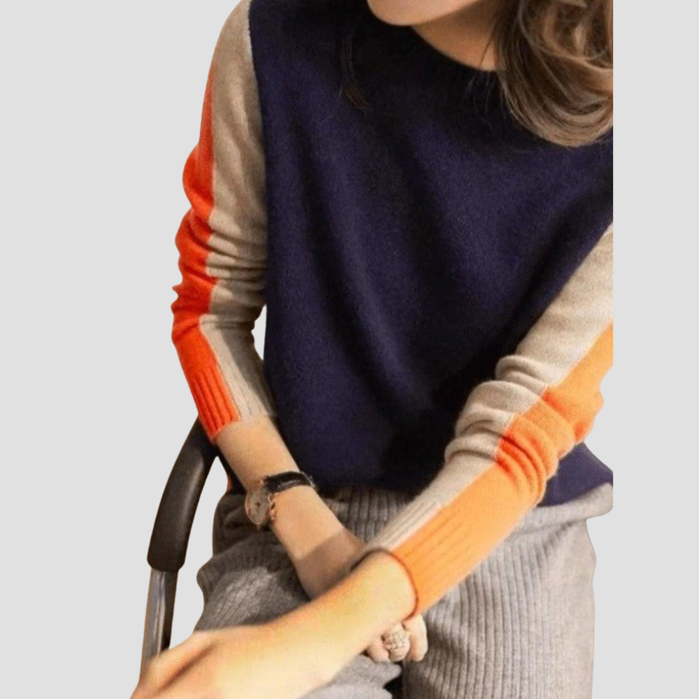 Helen - Women's retro stripe sweater