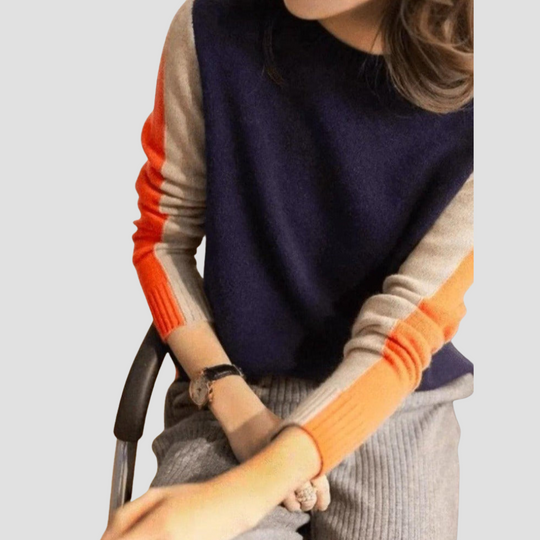 Helen - Women's retro stripe sweater