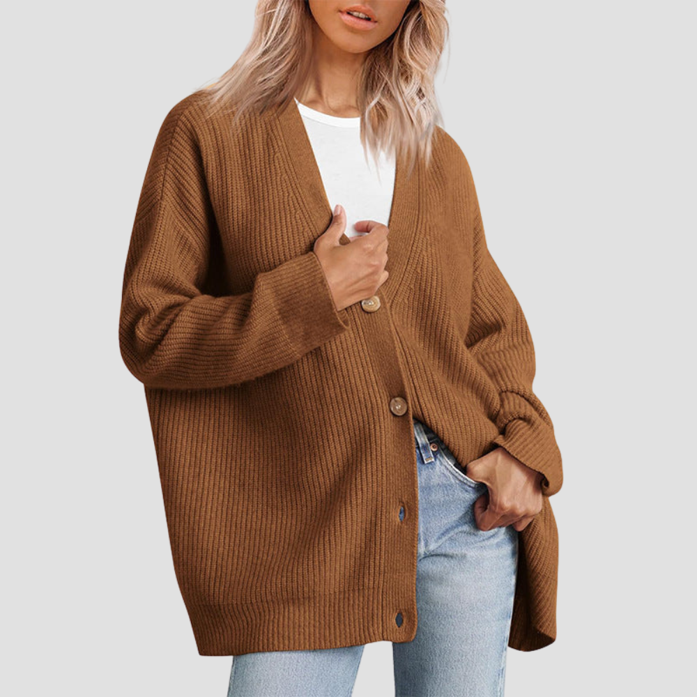 Anna - Striped Knit Cardigan