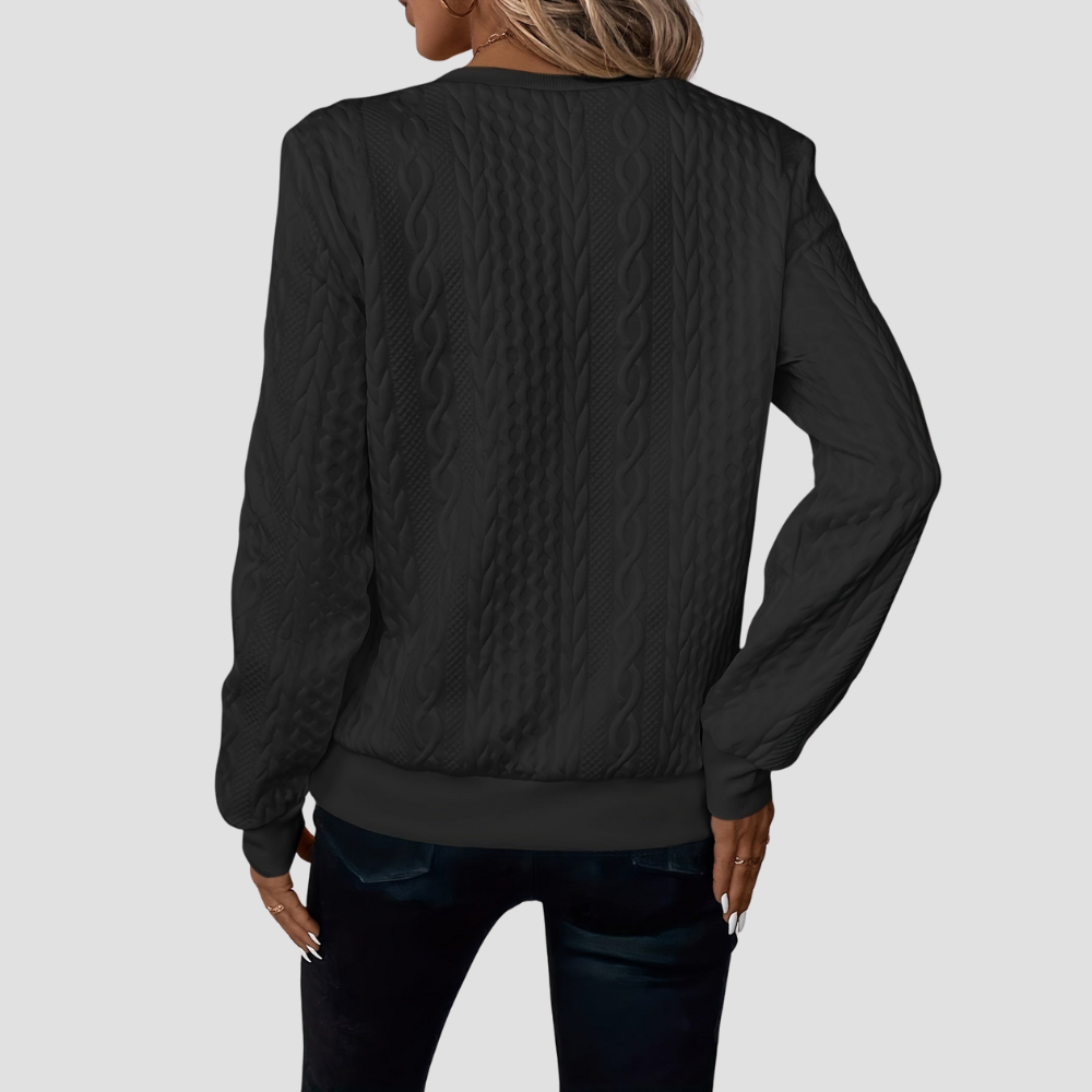 Olivia - Women's cozy zip sweater