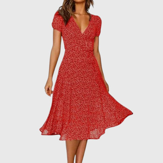 Arya - Summer Dress with V Neck