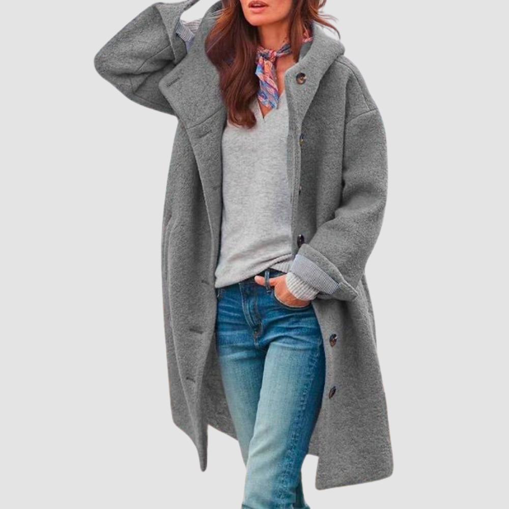 Women's Autumn Jacket Plain with Pockets