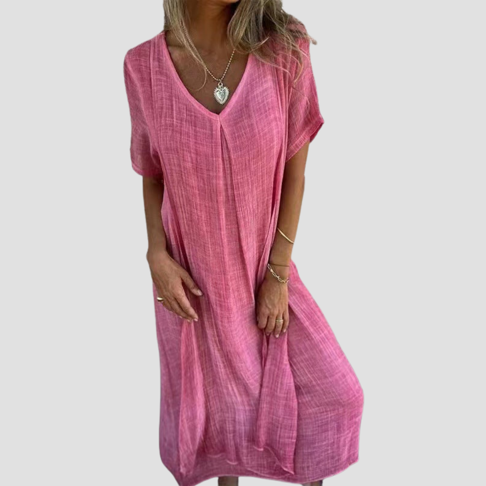 Rosalie – Comfortable dress with V-neck