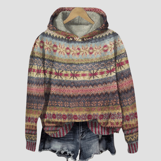 Judy - Knit Pullover Hoodie