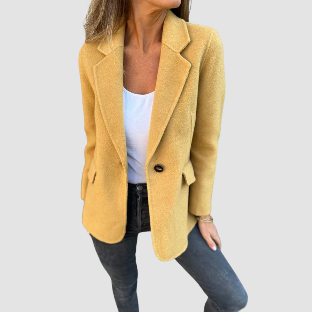 Lapel Long Sleeve Jacket