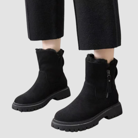 Kathryn - Faux Fur Ankle Boots