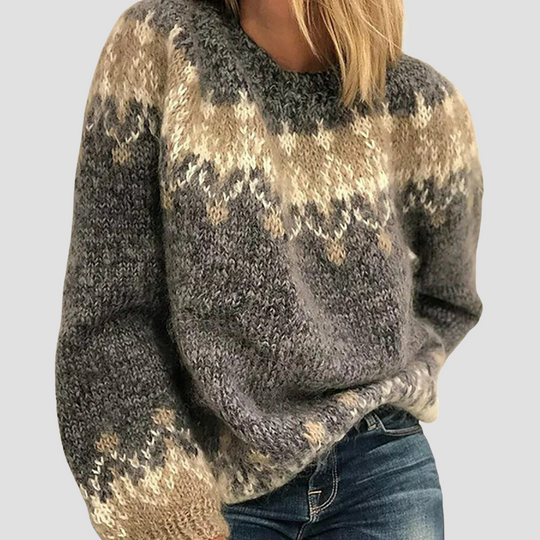 Lisa - Knit Pullover Sweater