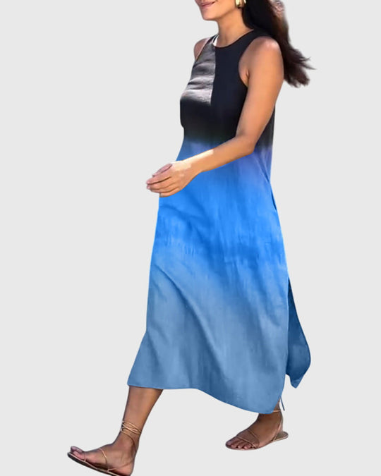 Grace - Sleeveless dress with a gradient