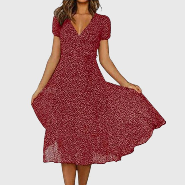 Arya - Summer Dress with V Neck