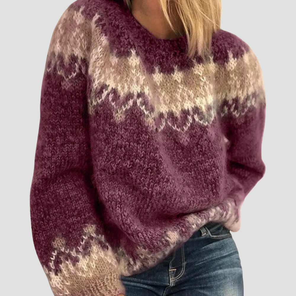 Lisa - Knit Pullover Sweater