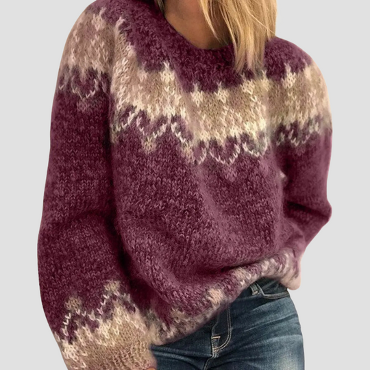 Lisa - Knit Pullover Sweater