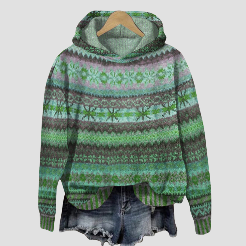 Judy - Knit Pullover Hoodie