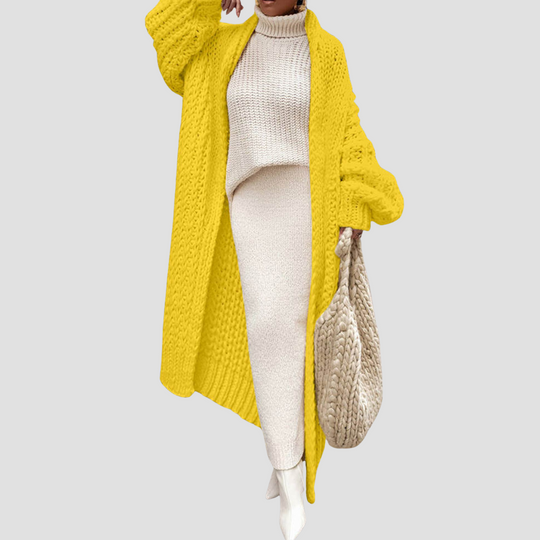 Women's Long Knitted Cardigan