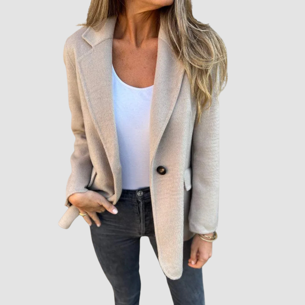 Lapel Long Sleeve Jacket