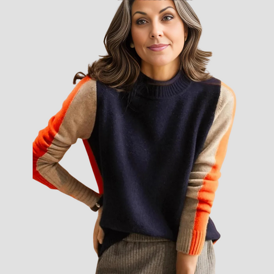 Helen - Women's retro stripe sweater
