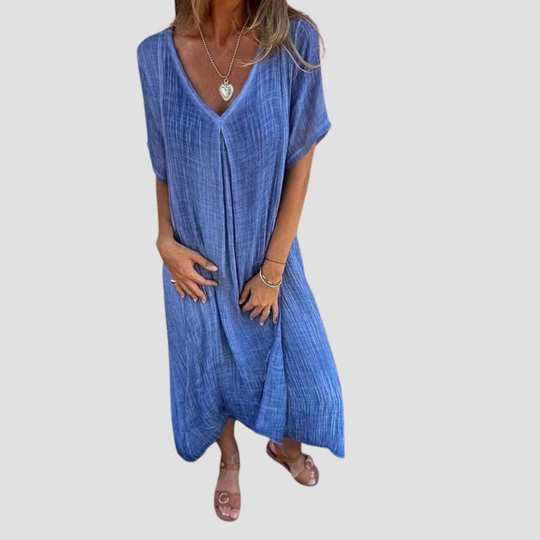 Rosalie – Comfortable dress with V-neck