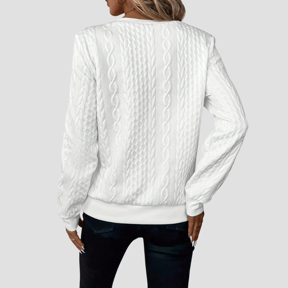 Olivia - Women's cozy zip sweater