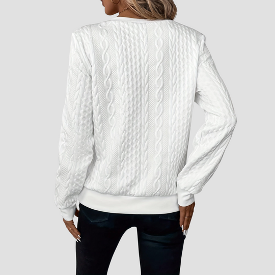 Olivia - Women's cozy zip sweater
