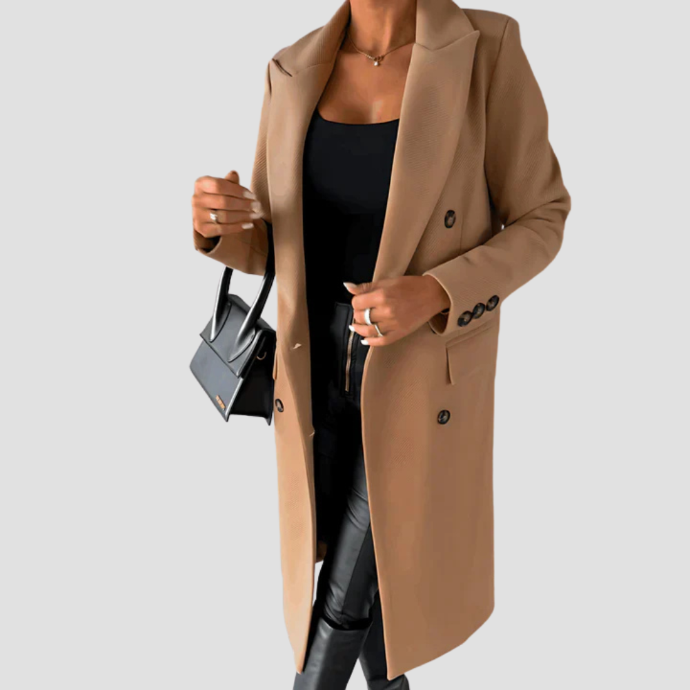 Clara - Women's Classic Wool Coat