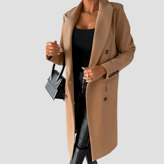 Clara - Women's Classic Wool Coat