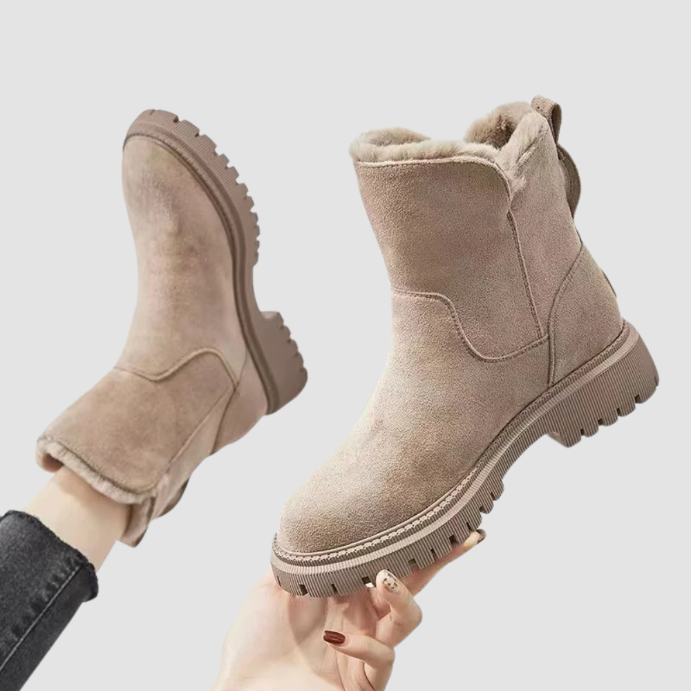 Kathryn - Faux Fur Ankle Boots