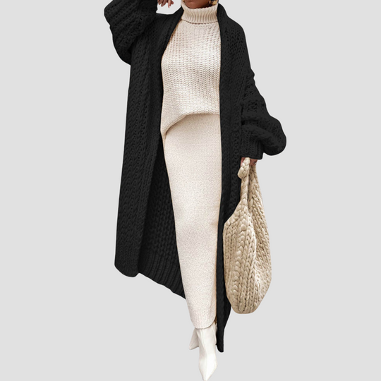 Women's Long Knitted Cardigan