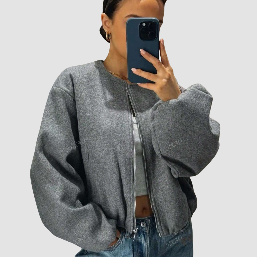 Women Velvet Bomber Jacket