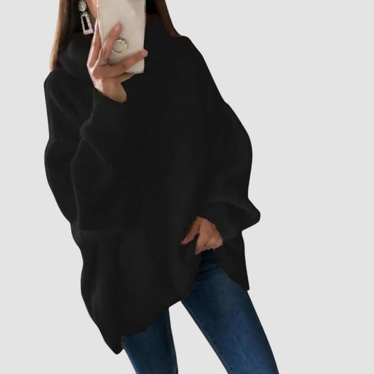 Women Oversized Turtleneck Sweater
