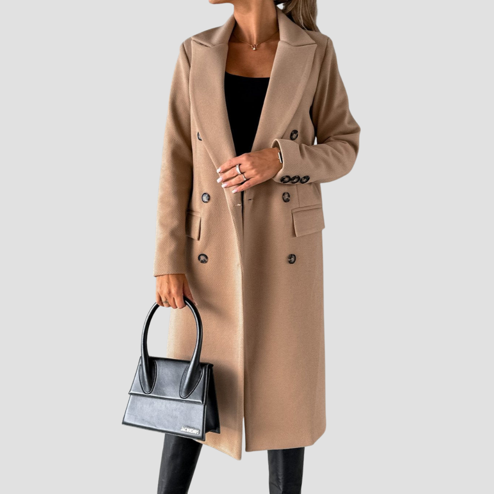 Clara - Women's Classic Wool Coat