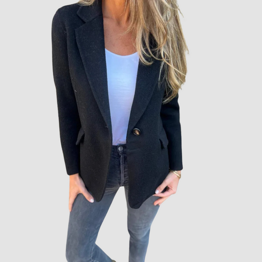 Lapel Long Sleeve Jacket
