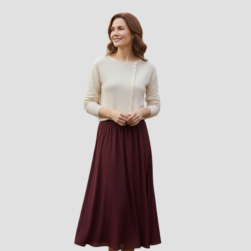 Button Sweater - Women's Knit Cardigan, Stylish and Versatile Layer