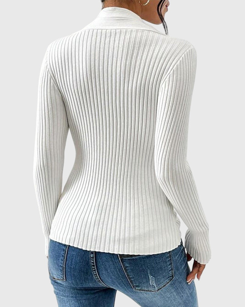 Olivia - Elegant Long-Sleeve Top