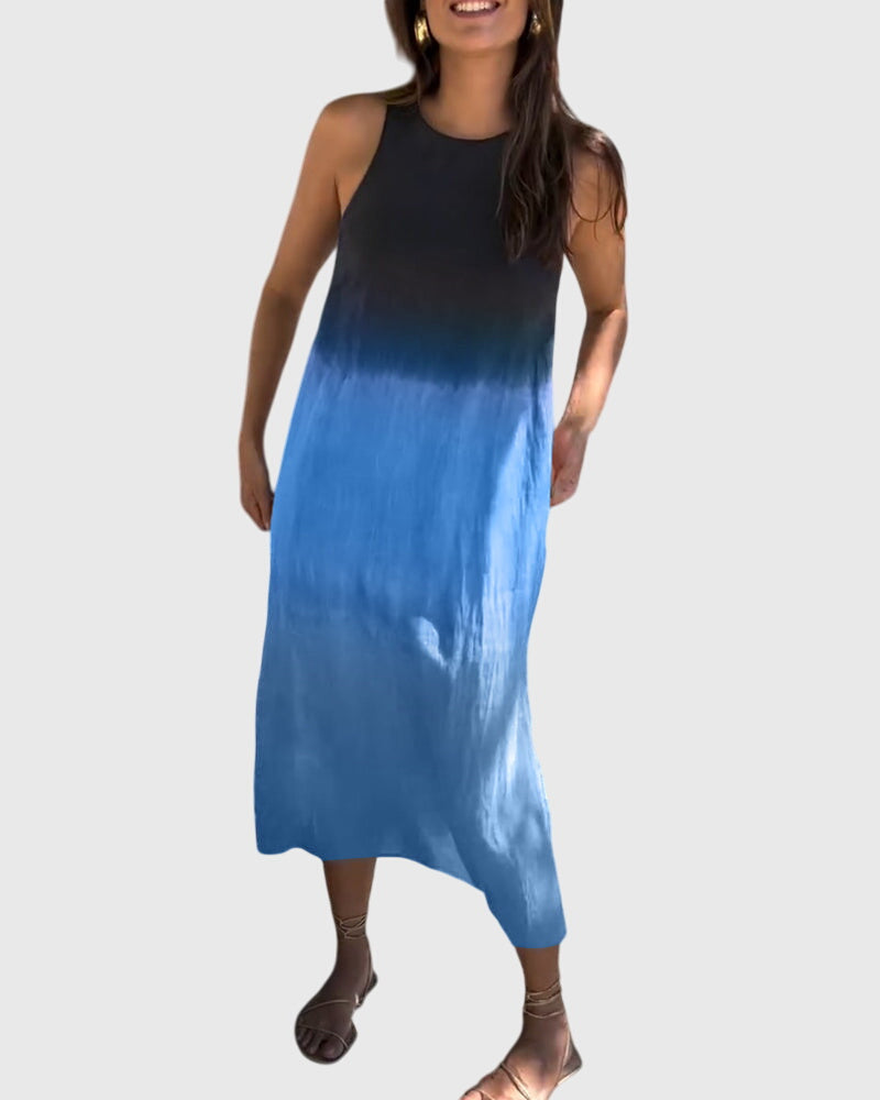 Grace - Sleeveless dress with a gradient