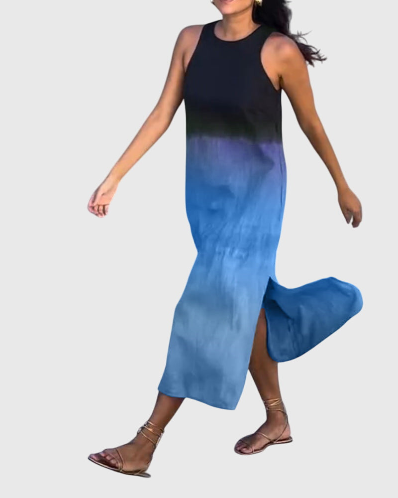 Grace - Sleeveless dress with a gradient