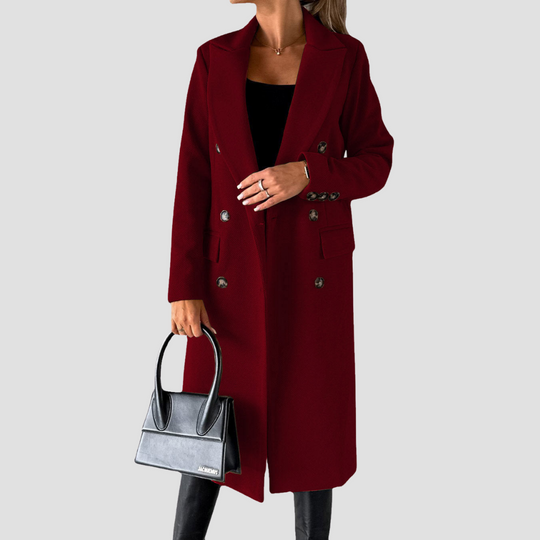 Clara - Women's Classic Wool Coat
