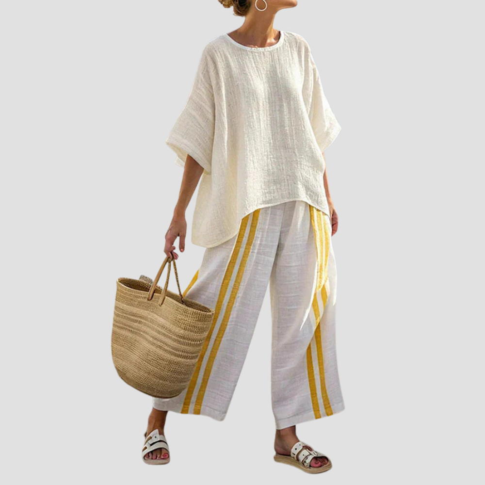 Sandra – Breezy Striped Lounge Set