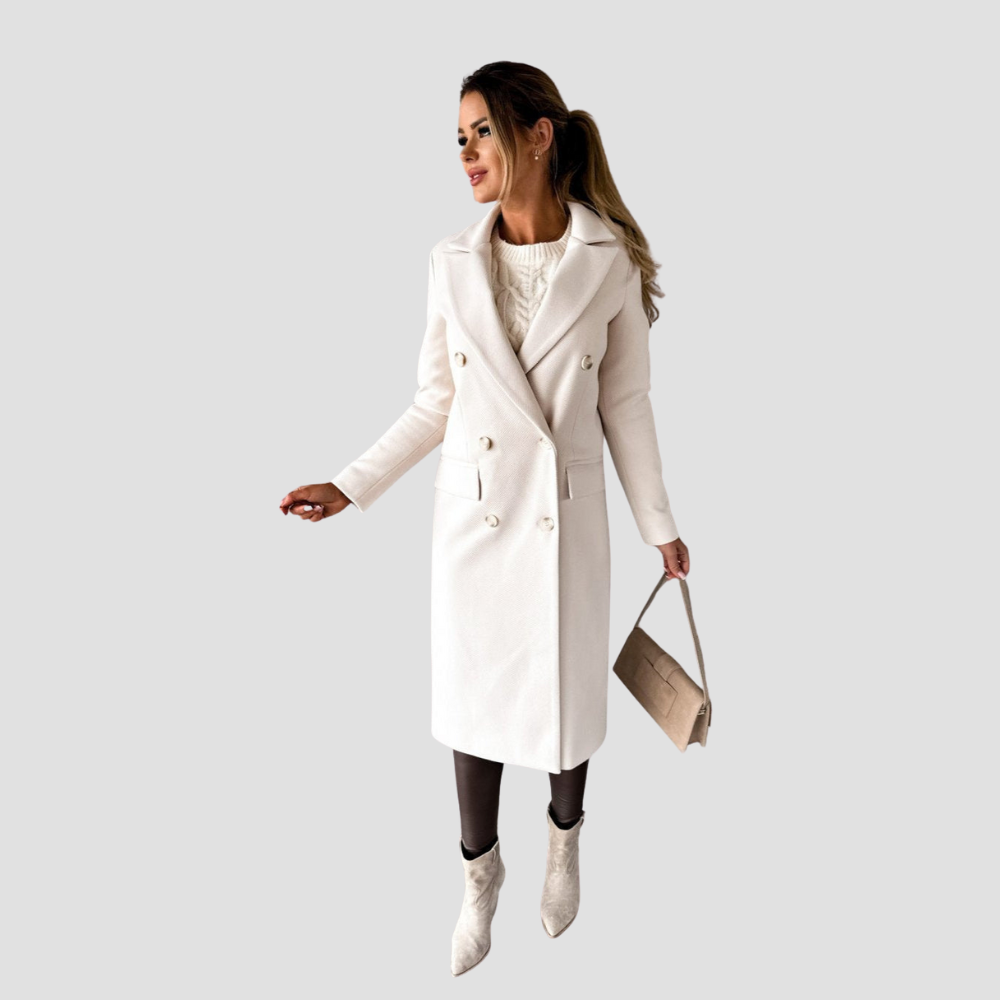Clara - Women's Classic Wool Coat