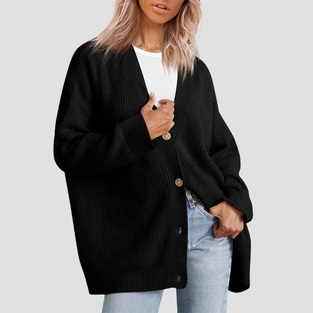 Anna - Striped Knit Cardigan