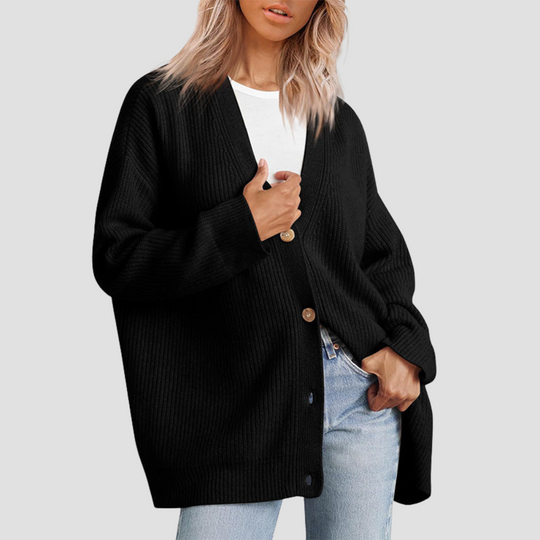 Anna - Striped Knit Cardigan